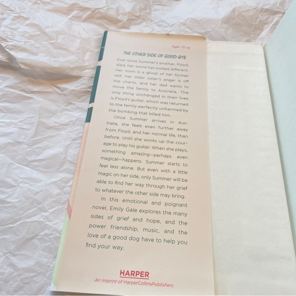 Emily Gale “The Other Side of Summer” Book - Picture 10 of 11